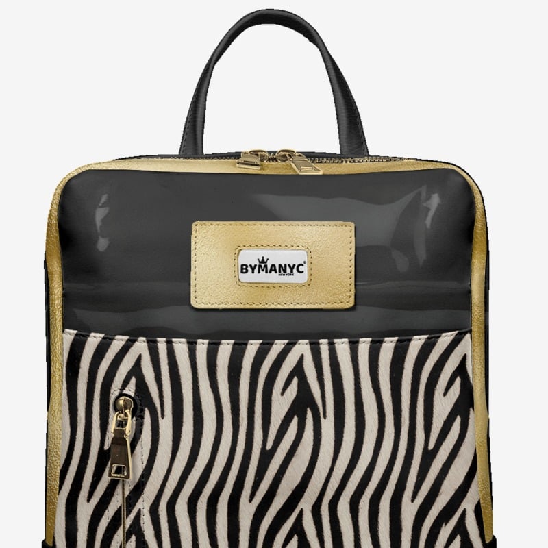 Vegan Urban Laptop Backpack 16” | BYMANYC ® New York Skyline Flow-1