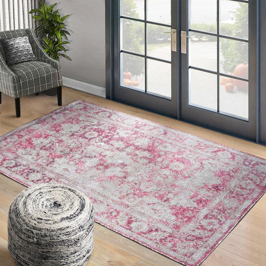 Multi Size  Handmade Micro Printed Traditional  Oriental Area Rug-0