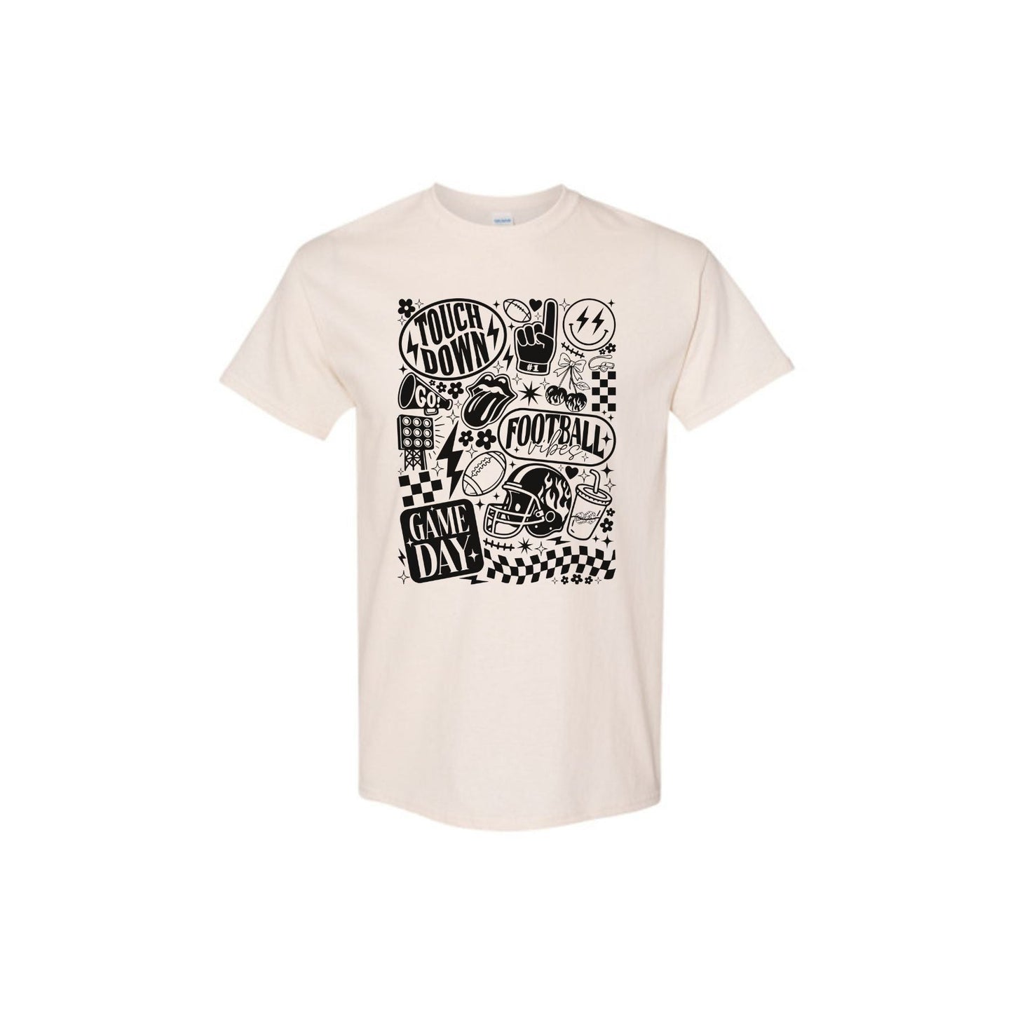Vintage Football Shirt - Retro Game Day Sports Tee, Classic Fan Apparel