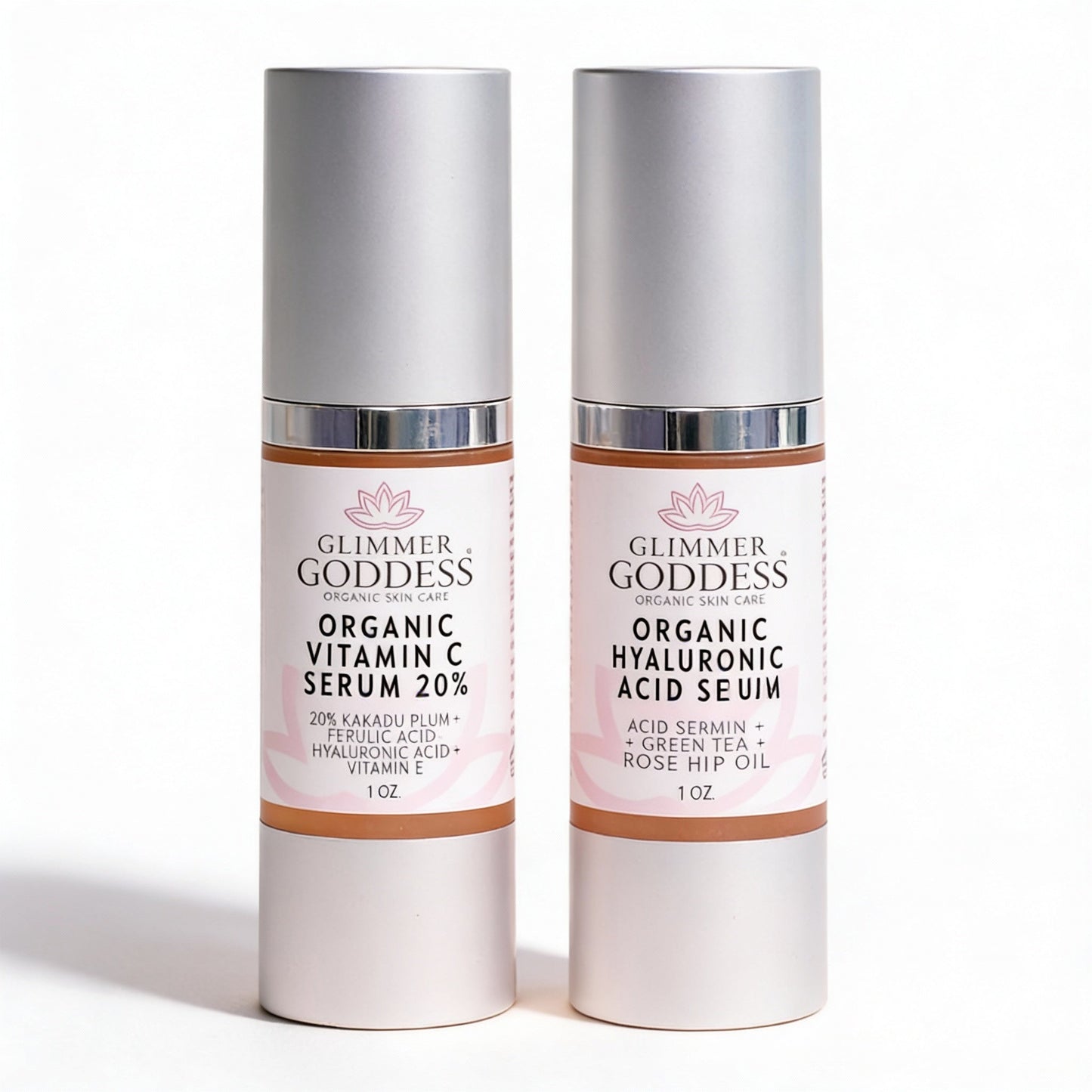 Vitamin C + Hyaluronic Acid Duo – Brightening & Plumping