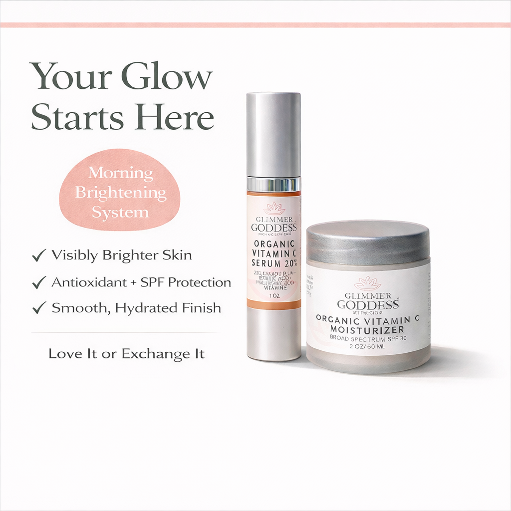 Organic Vitamin C Serum & SPF 30 Moisturizer Duo