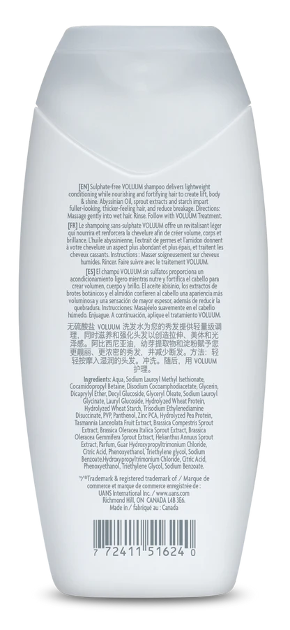 Voluum Uans Volumizing Shampoo 1 - 240 ml 8 fl oz