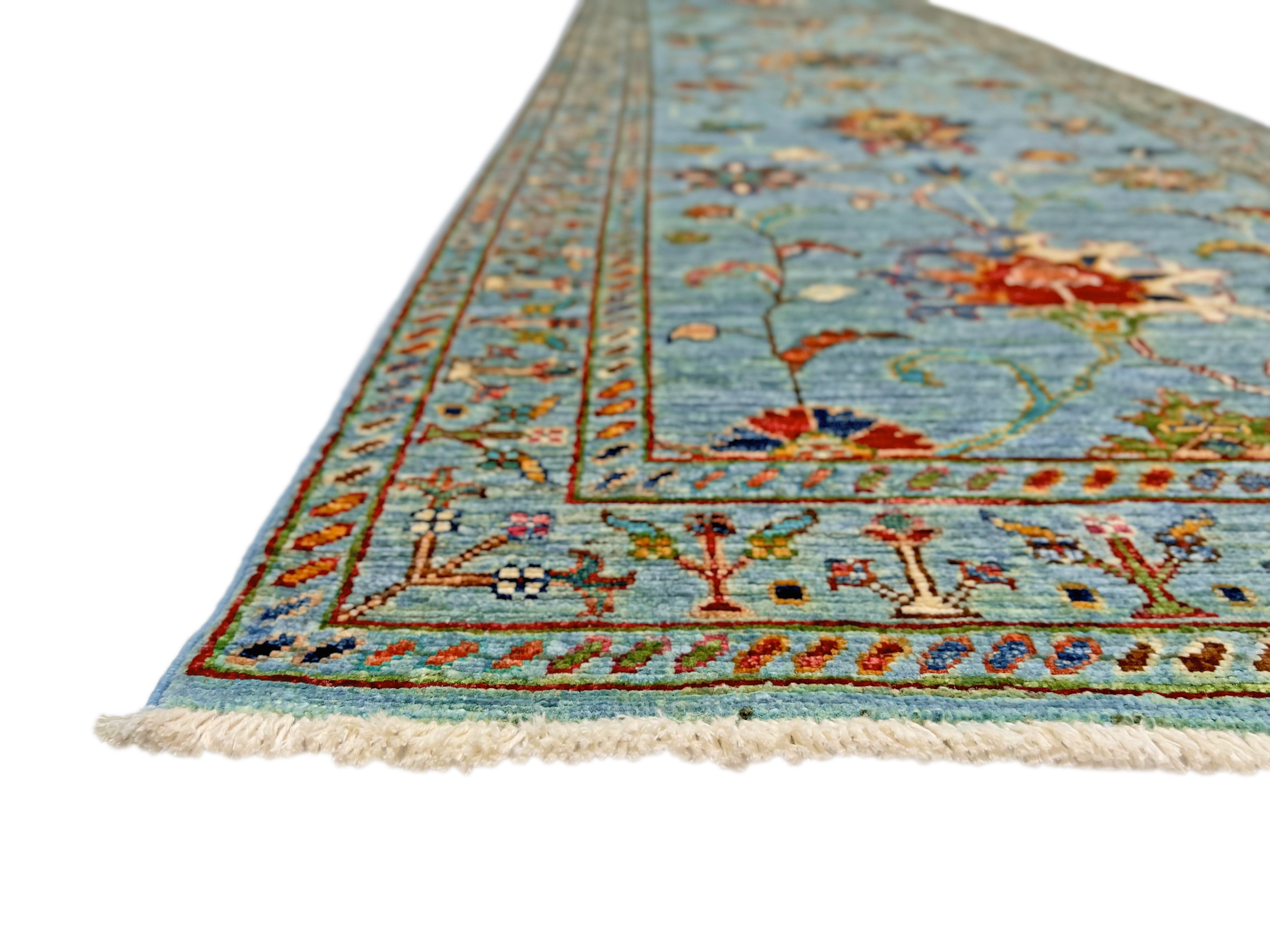 Aryana veg.dye 2'06"x10'04" ltblu-1