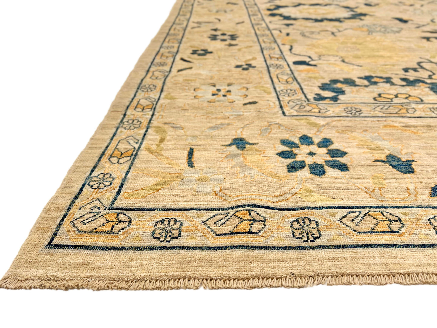 Afghan-made Oushak (9'01"x11'10")-2