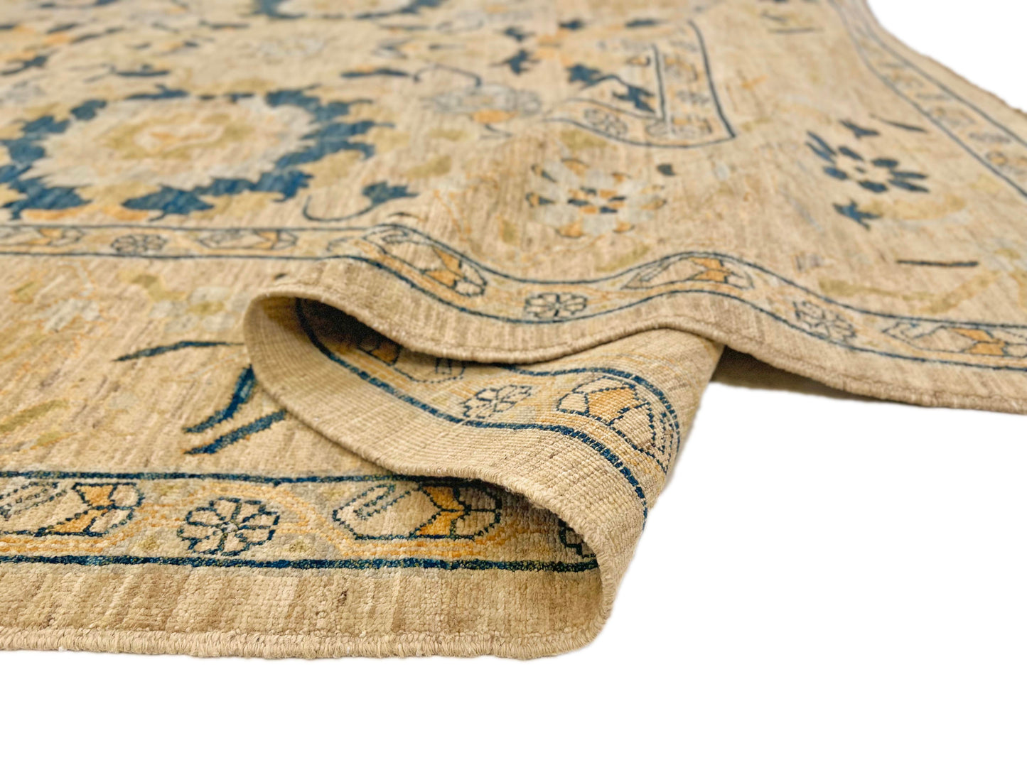 Afghan-made Oushak (9'01"x11'10")-4