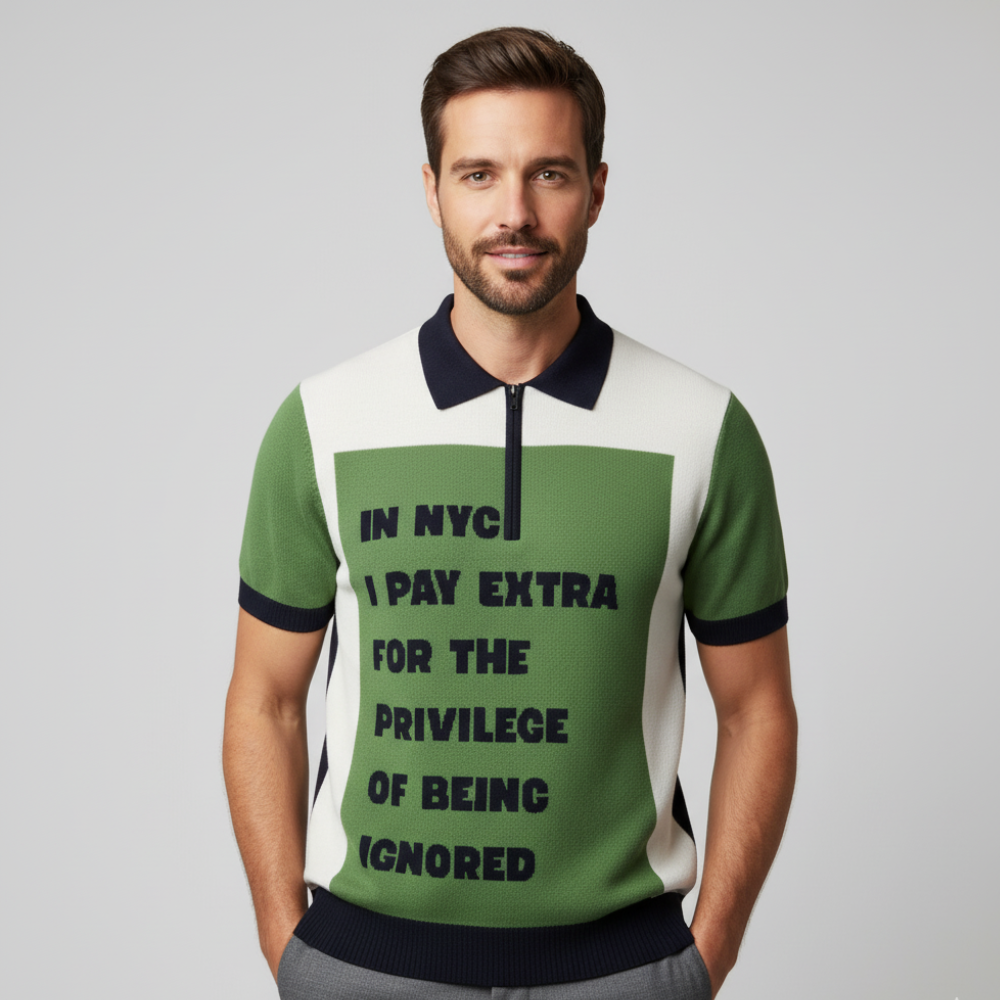 WALL STREET Cashmere Polo BYMANYC ® New York-2