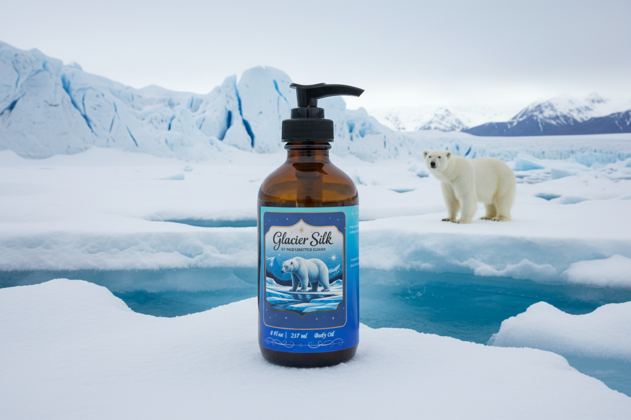 Women's Body Oil Unscented for Dry Skin with Squalene and Sea Buckthorn Oil