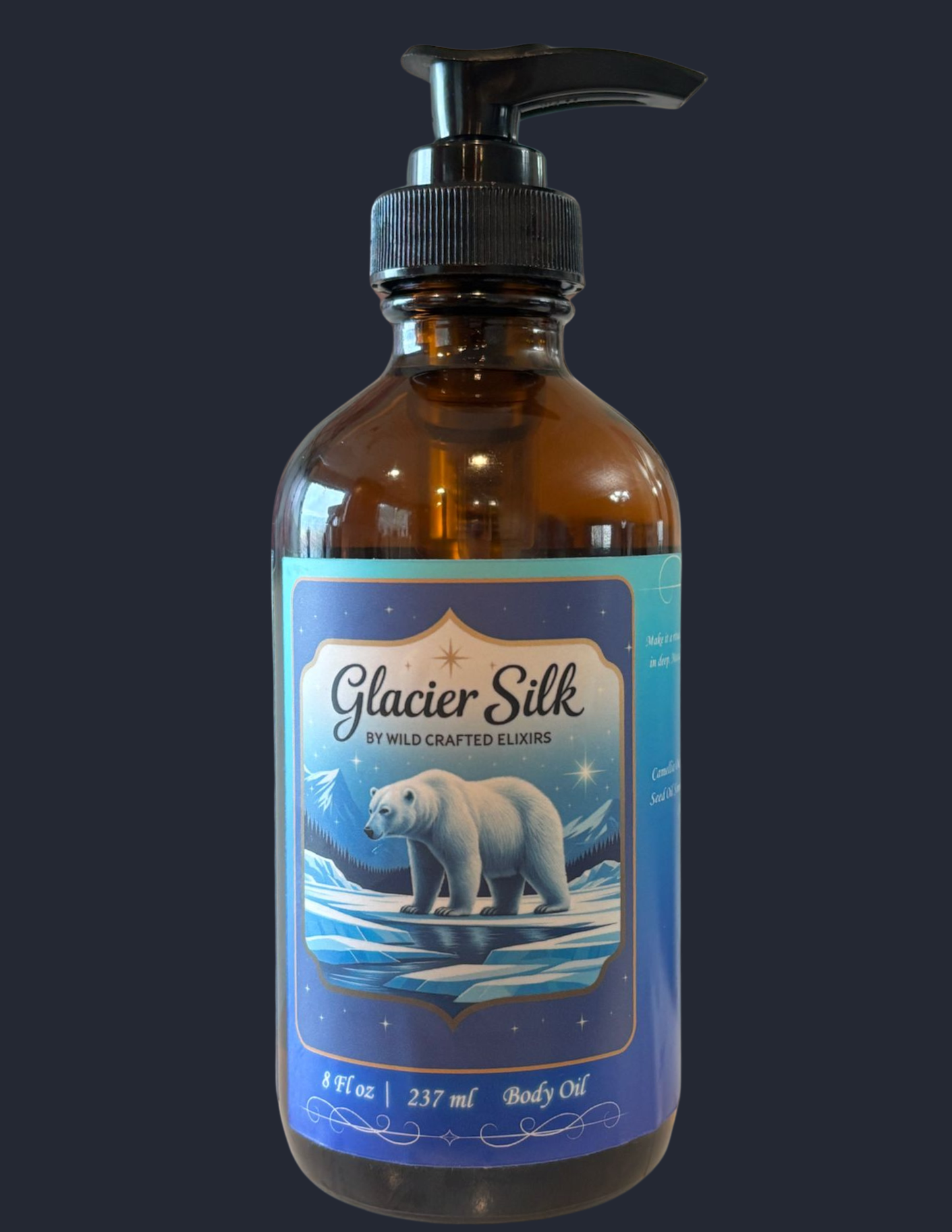 Women's Body Oil Unscented for Dry Skin with Squalene and Sea Buckthorn Oil
