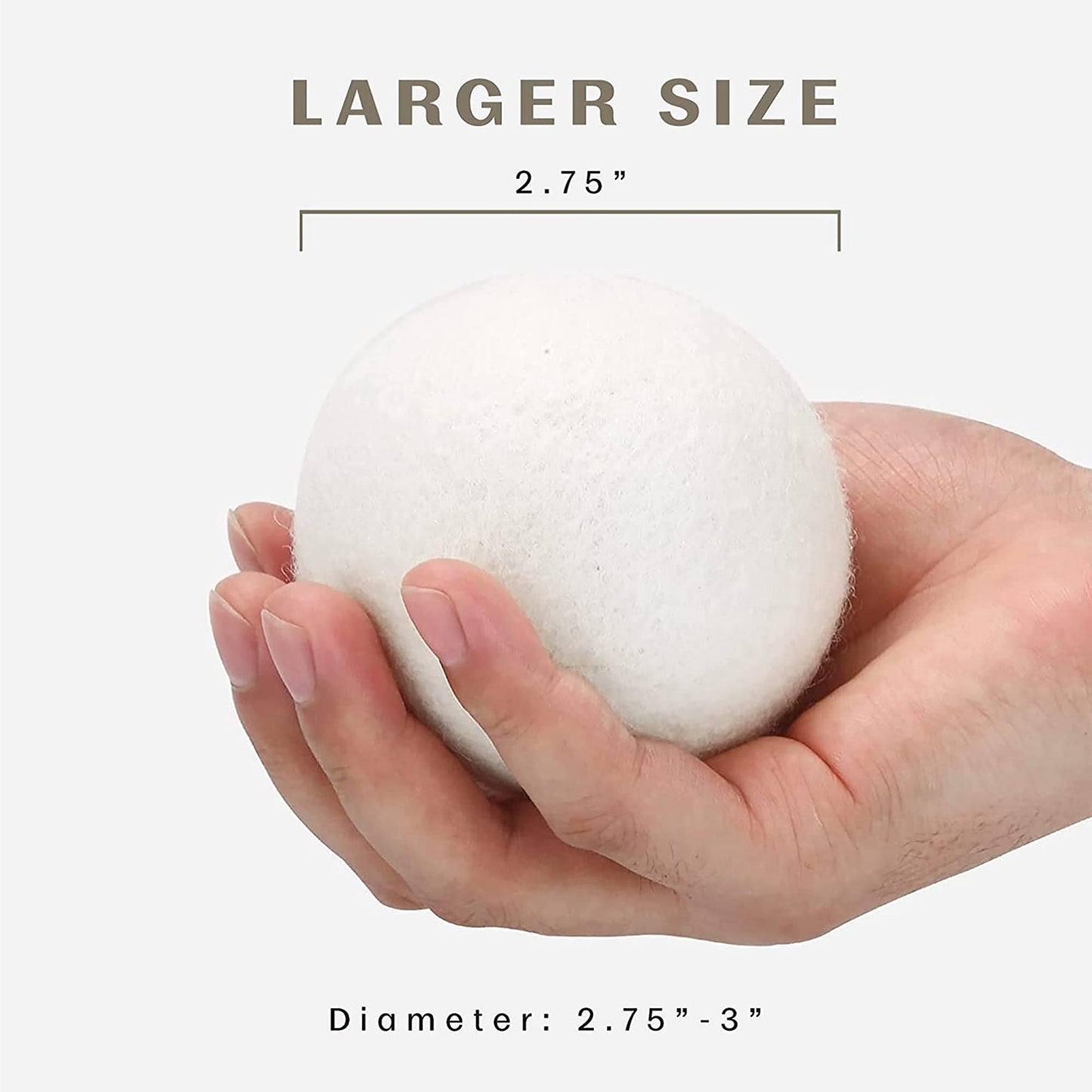 Pursonic 100% Pure New Zealand Wool Dryer Balls - 12 Pack-3