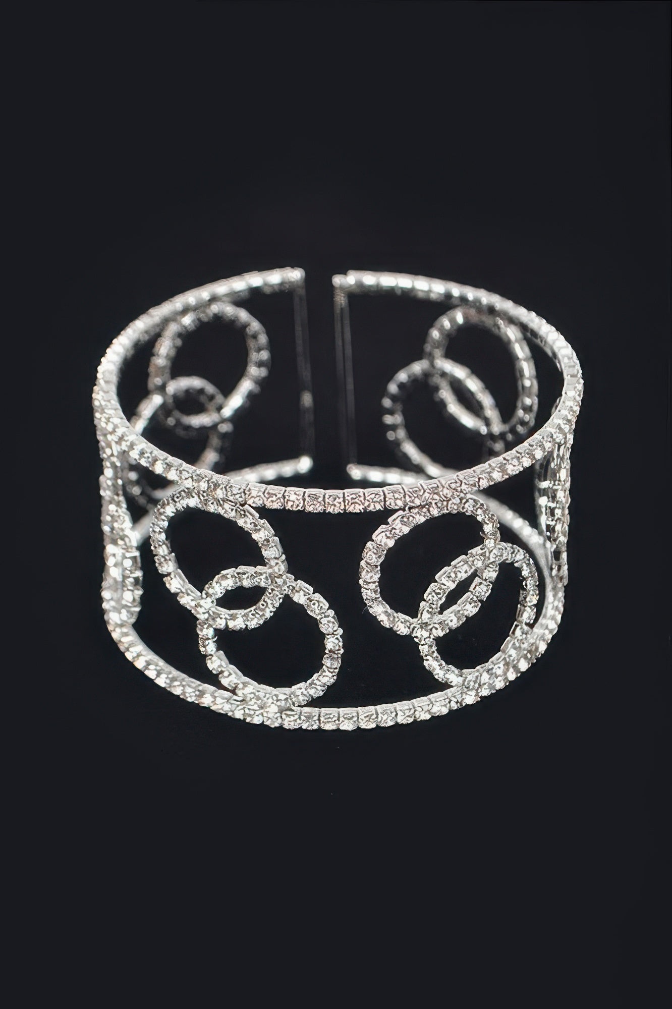 Wrap Rhinestone Bangle