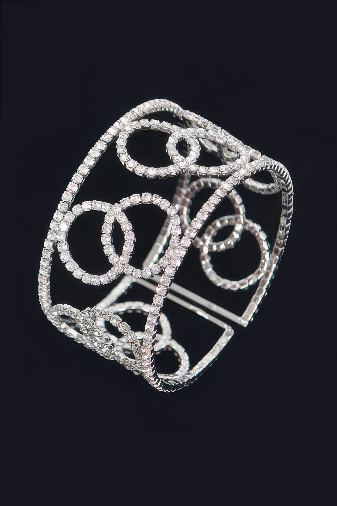 Wrap Rhinestone Bangle