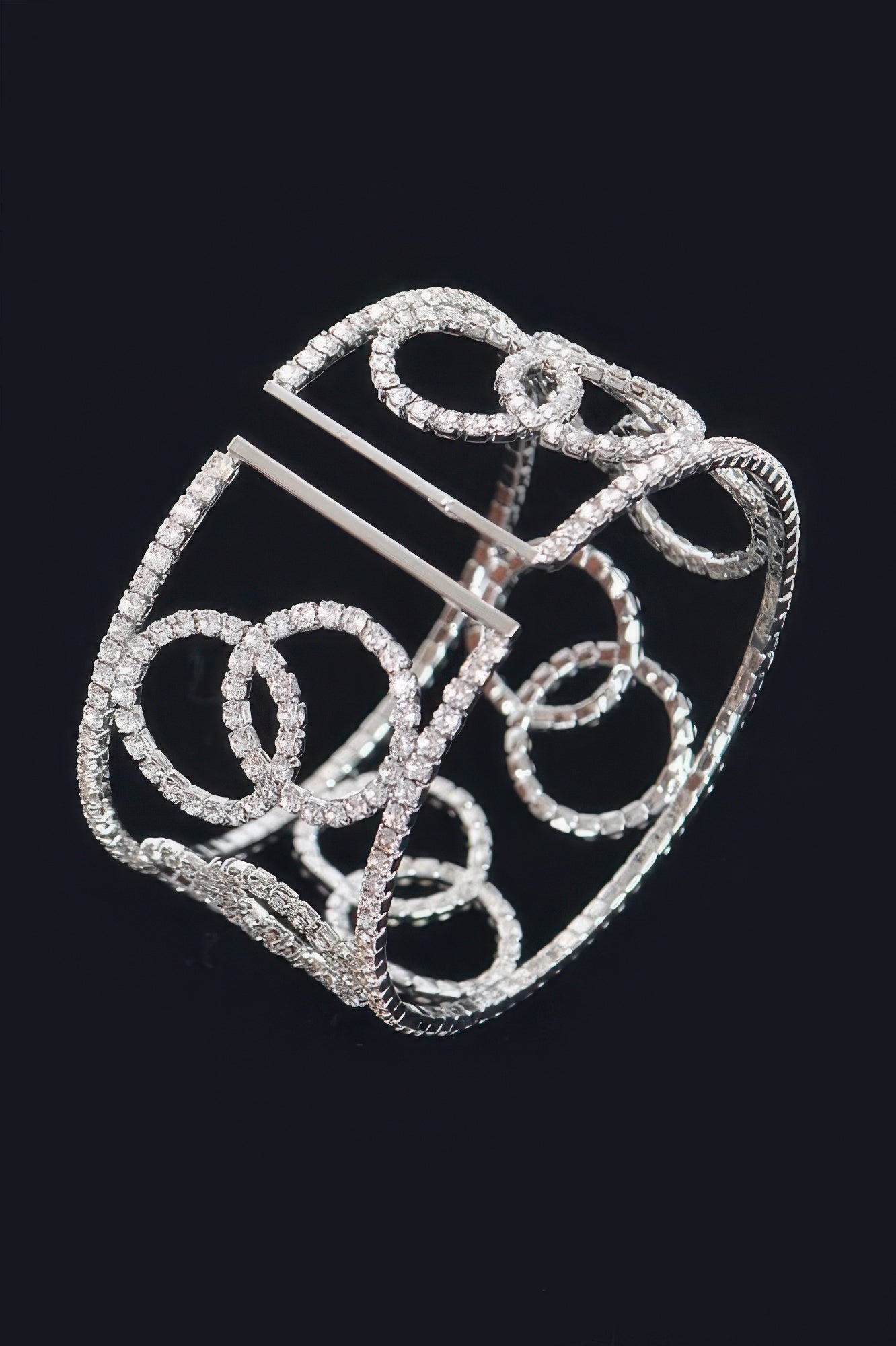 Wrap Rhinestone Bangle