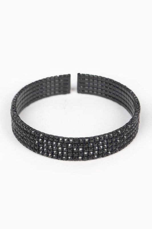 Wrap Rhinestone Bangle