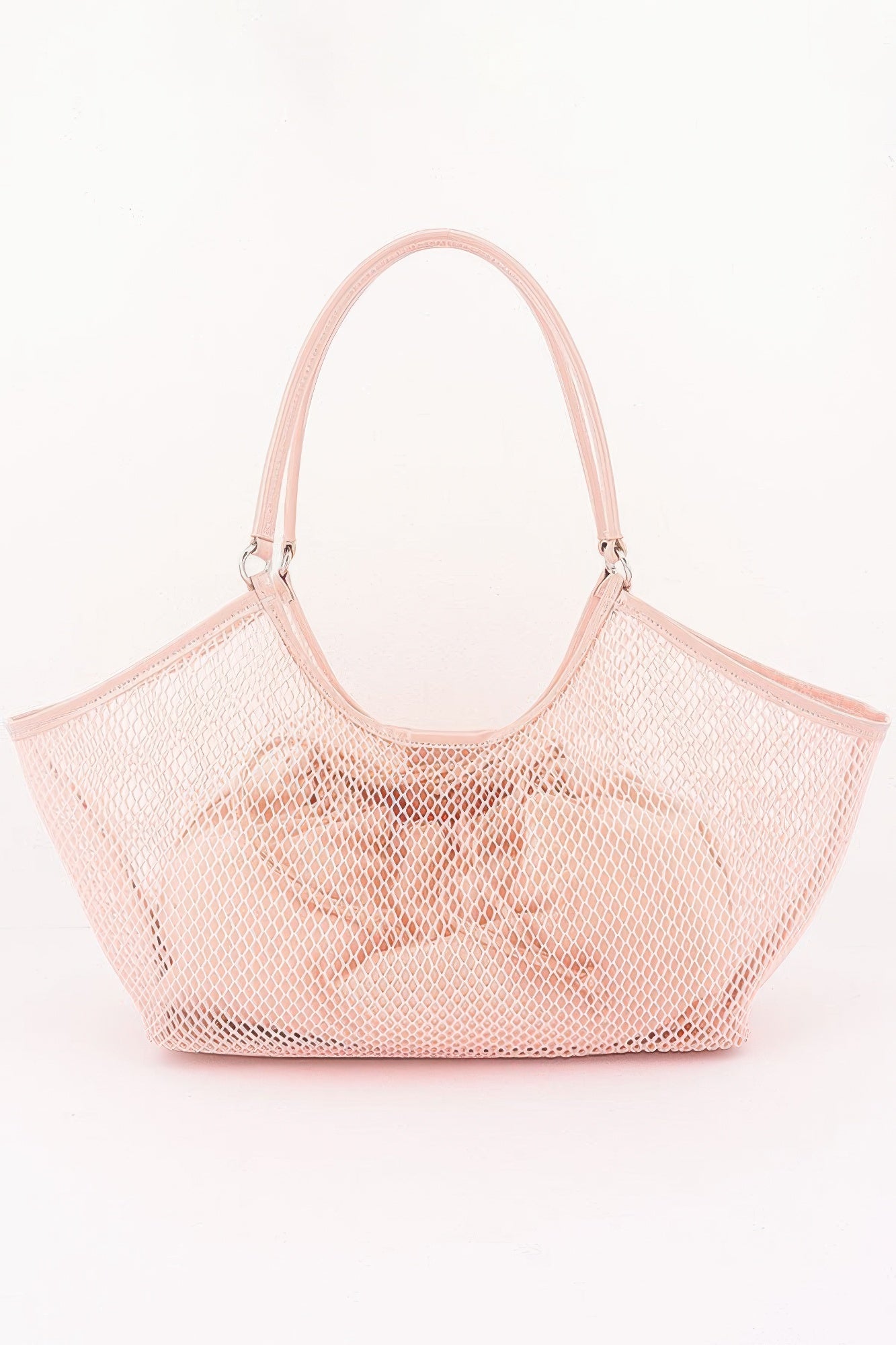 Mesh Tote Bag With Removable Liner