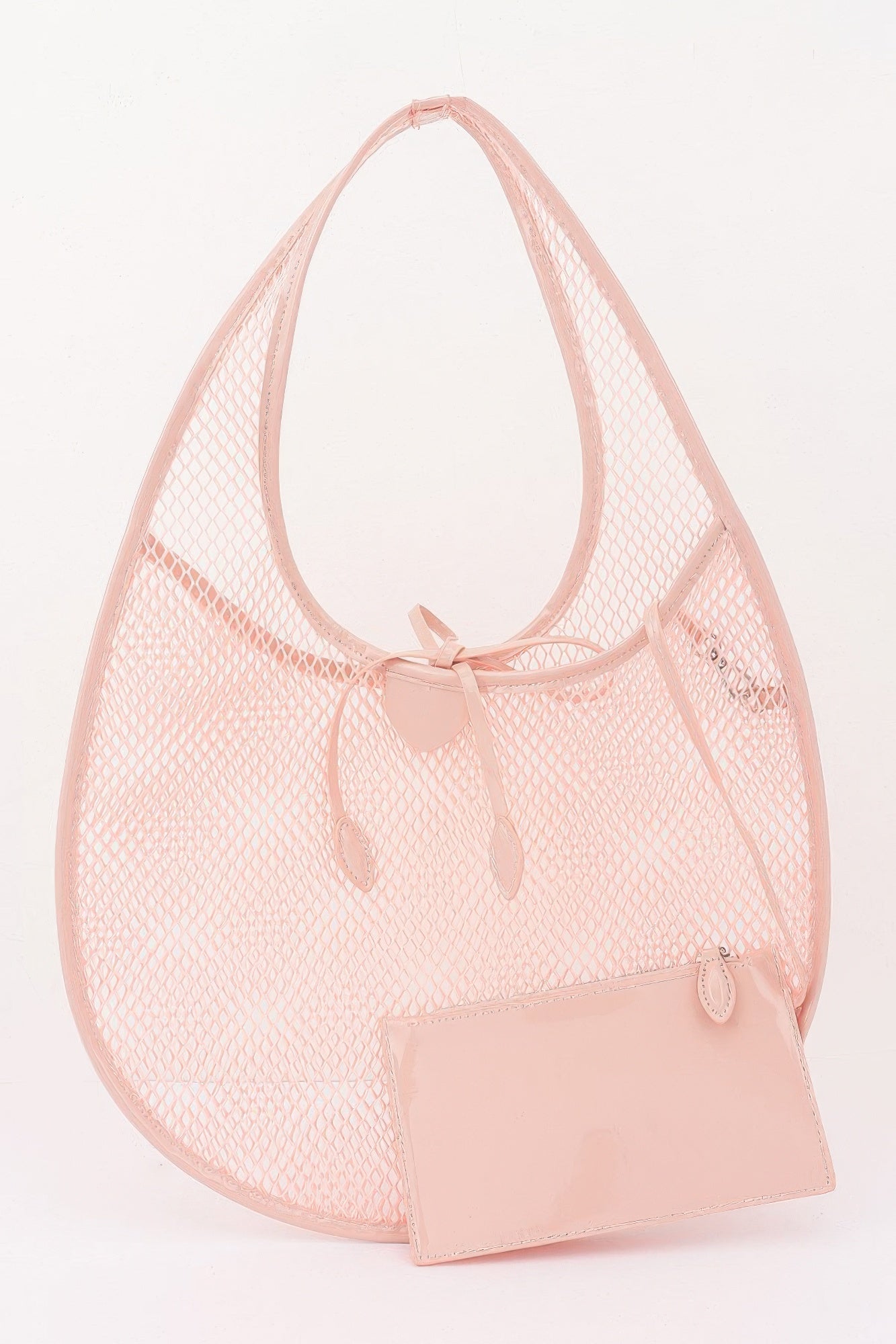 Mesh Tote With Detachable Pouch