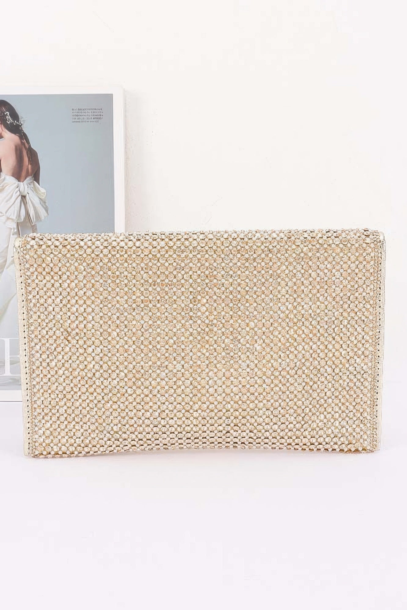 Rhinestone Envelope Party Clutch