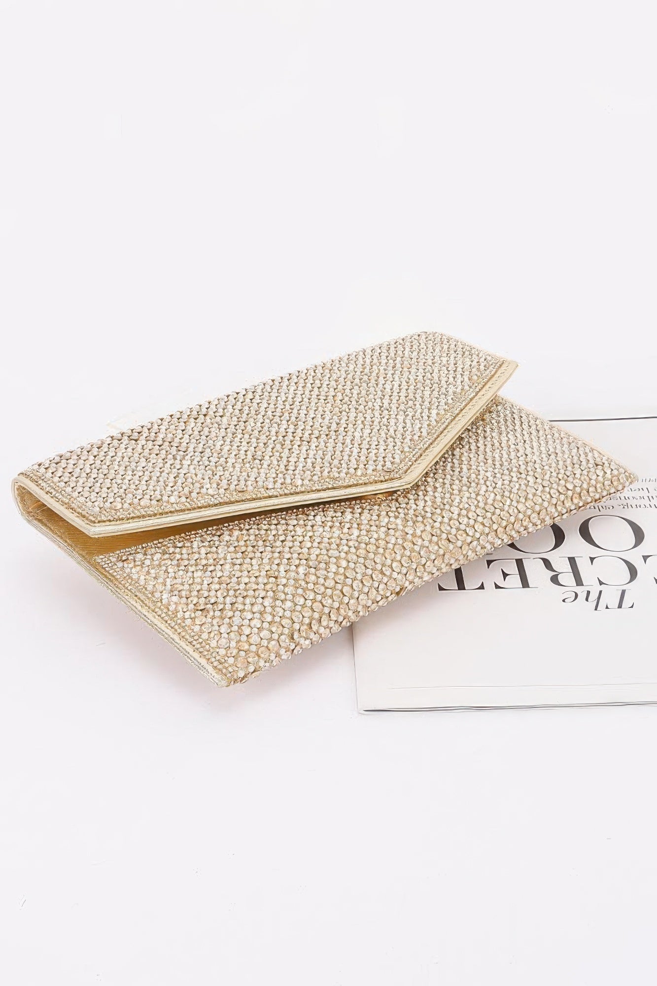 Rhinestone Envelope Party Clutch
