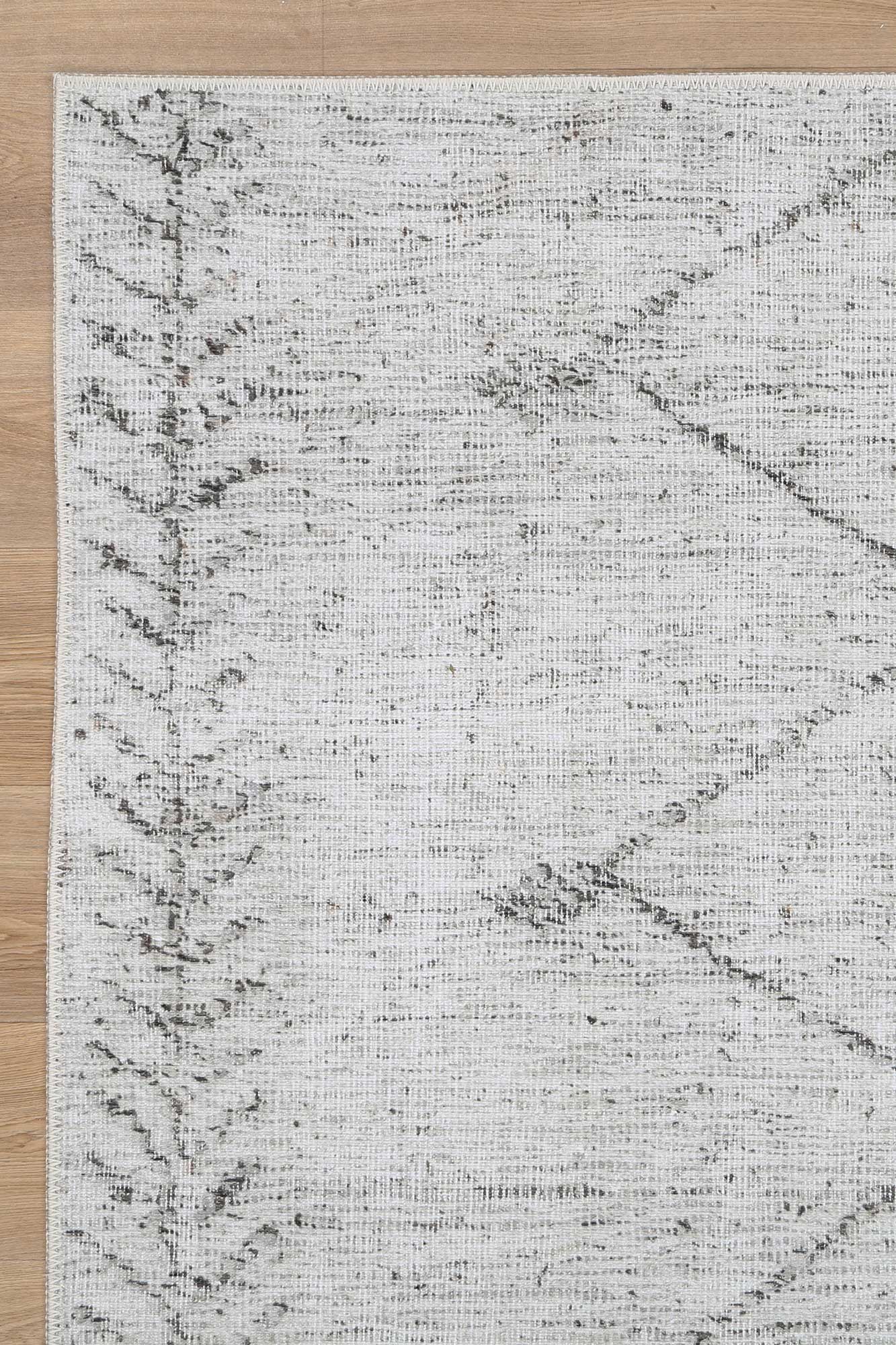 Wild Congo Distressed Look in Grey : Runner Rug-3