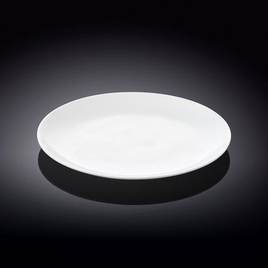 Professional Rolled Rim White Dessert Plate 7" inch | 18 Cm-0