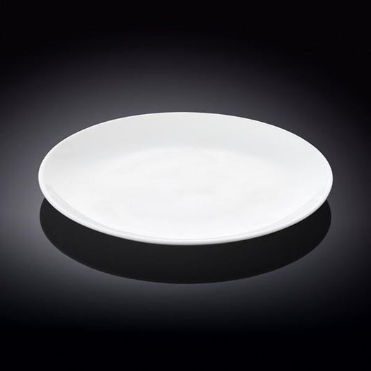 Professional Rolled Rim White Dinner Plate 9" inch | 23 Cm-0