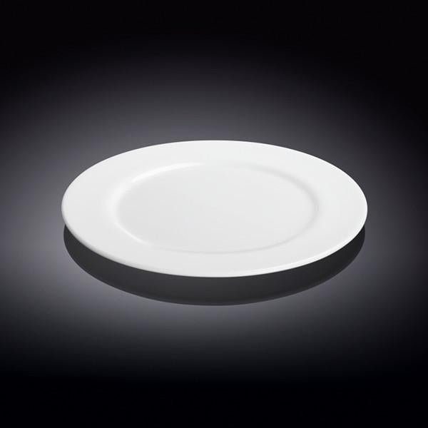 Set Of 12 Professional Rolled Rim White Dessert Plate 7" inch | 18 Cm-2