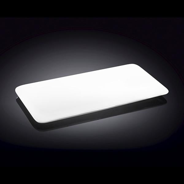 White Rectangle Flat Platter 12" inch X 6.5" inch | 30 X 16 Cm-2