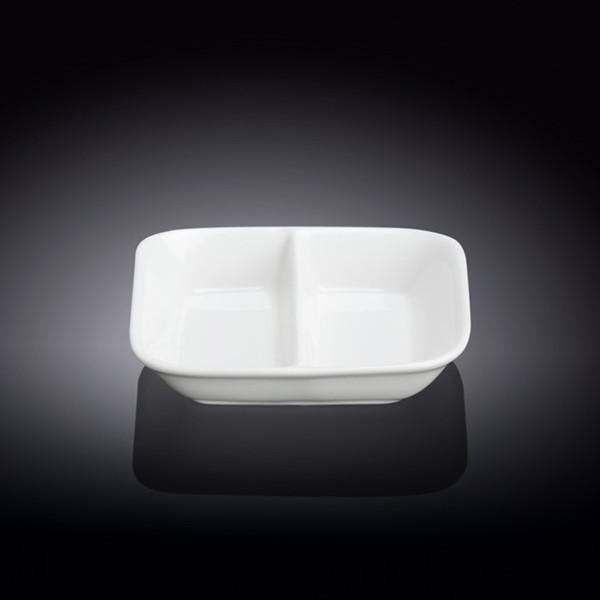 Rectangle White Soy Dish 3.25" inch X 3.25" inch |-2