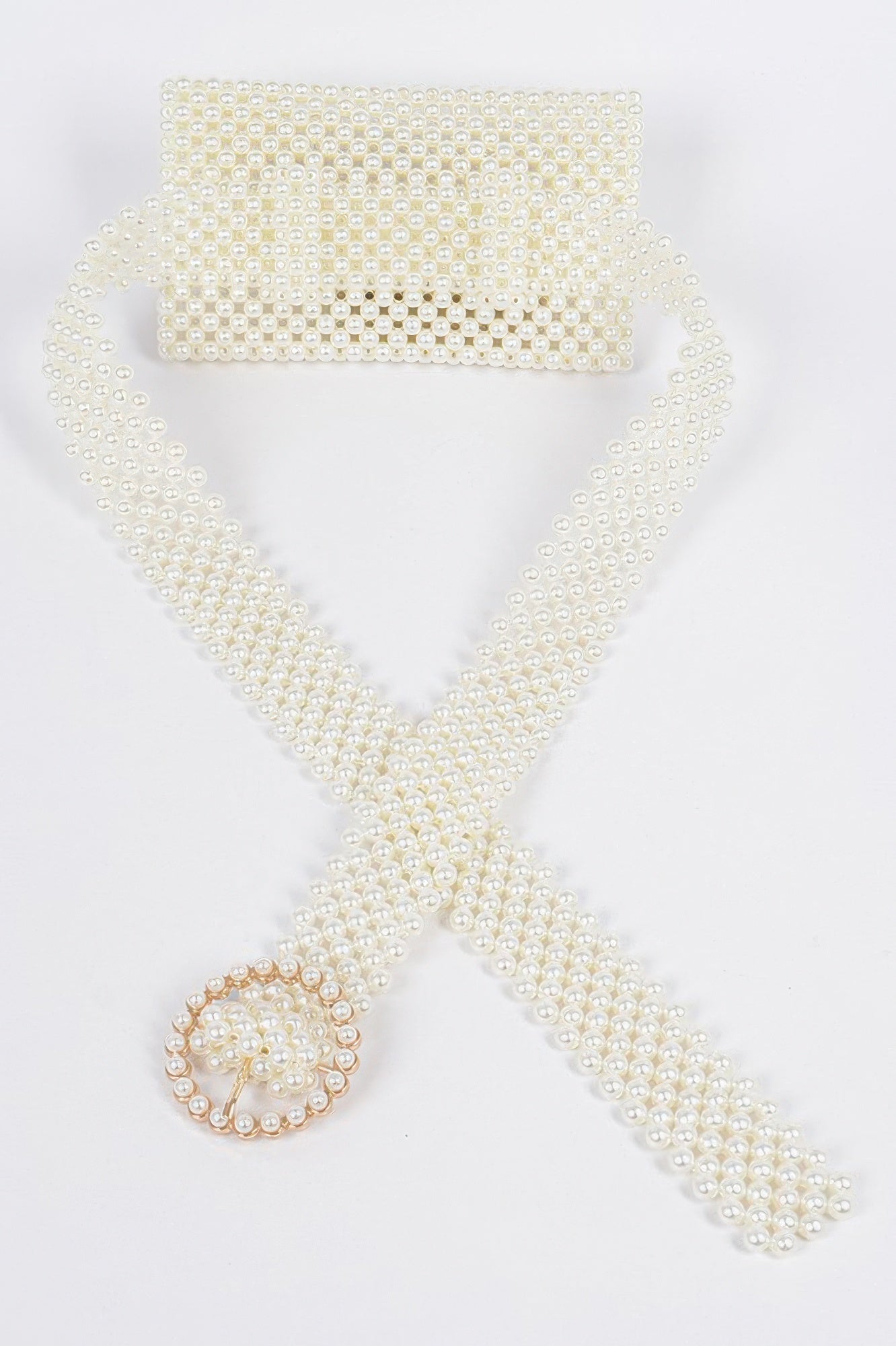 WOMEN'S BELT ASTORIA Faux Pearl Bag New Collection BYMANYC ® New York-5