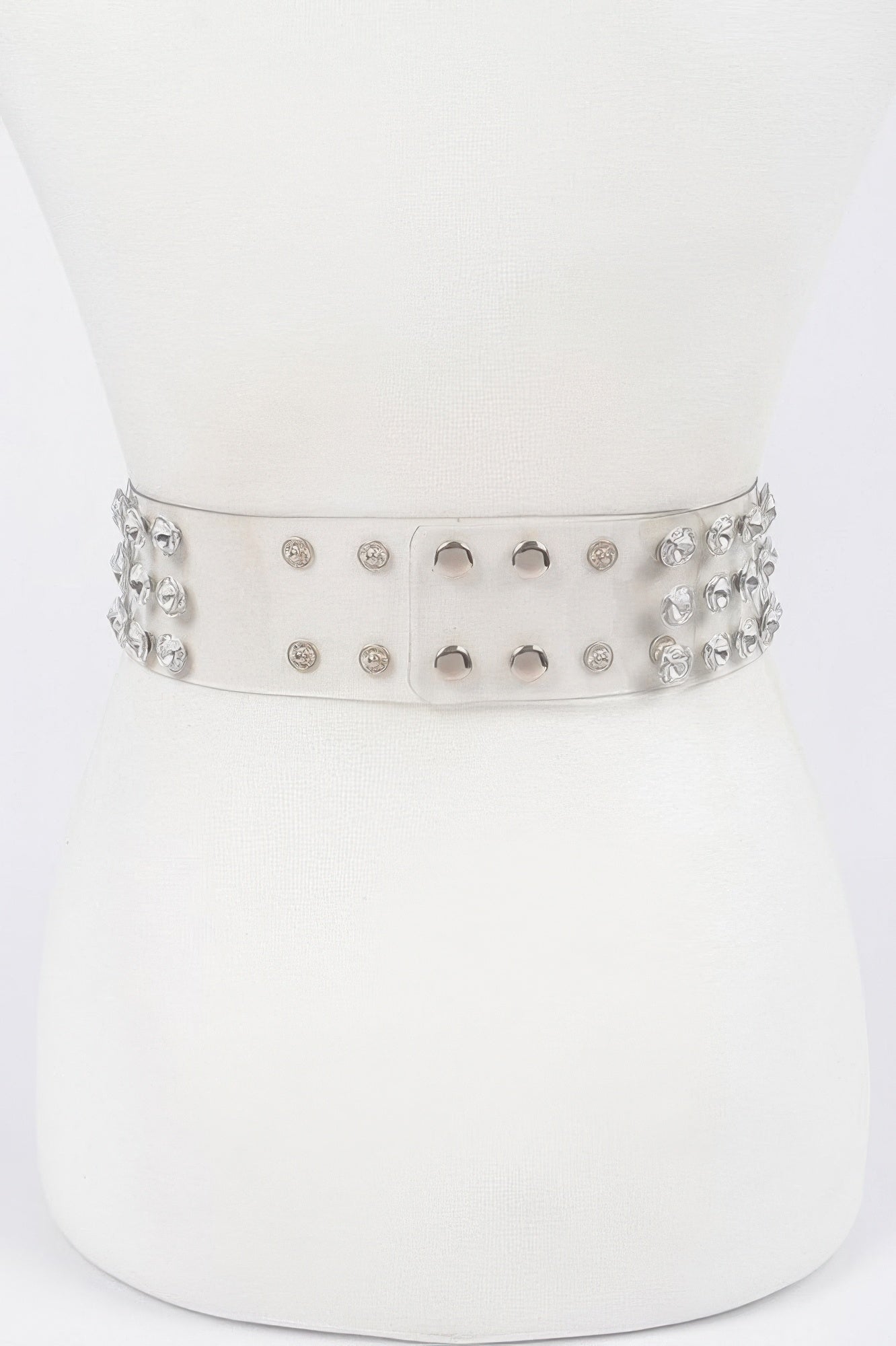 WOMEN'S BELT CHELSEA Clear Large Stone BYMANYC ® New York-3