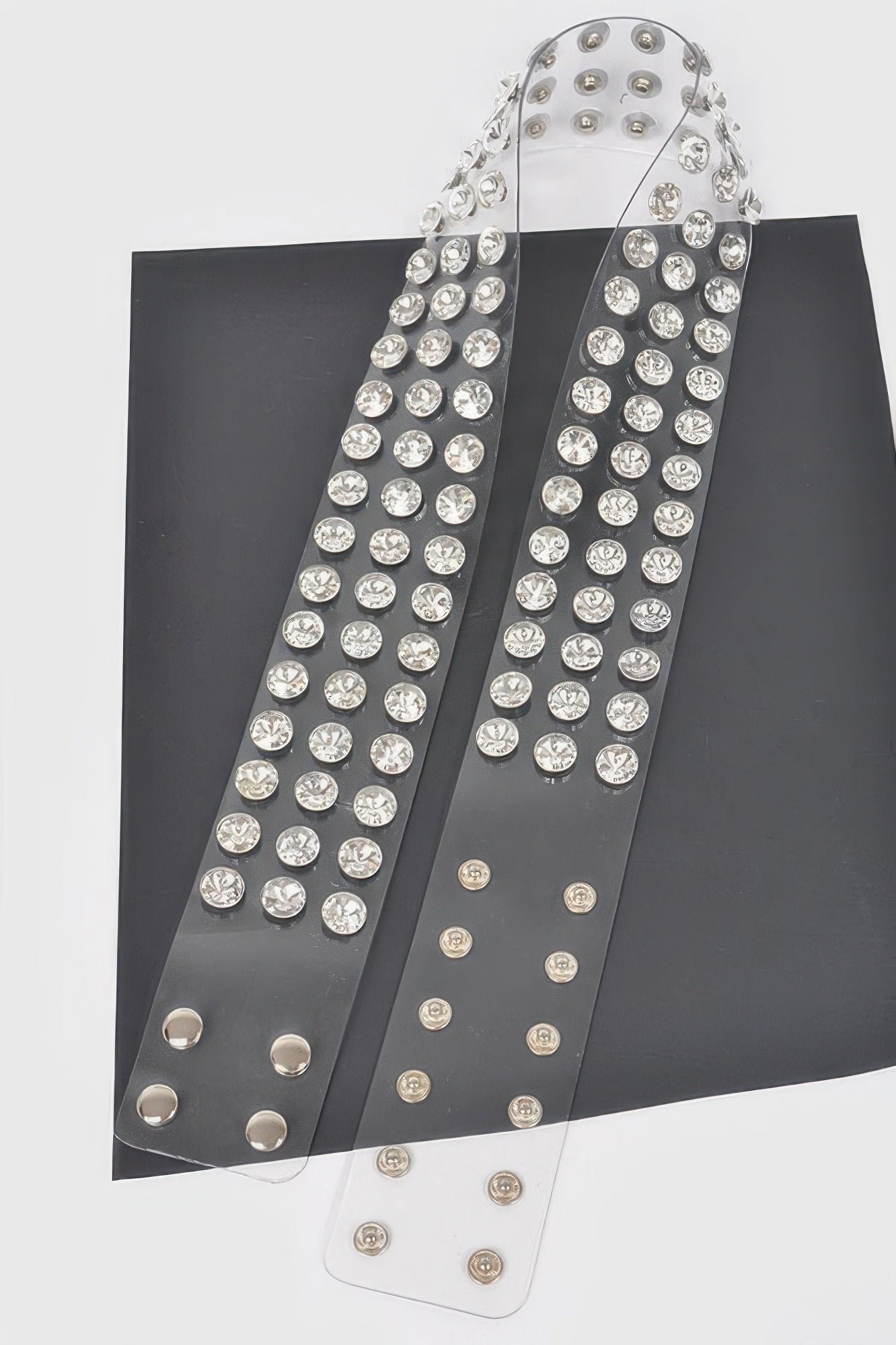 WOMEN'S BELT CHELSEA Clear Large Stone BYMANYC ® New York-4