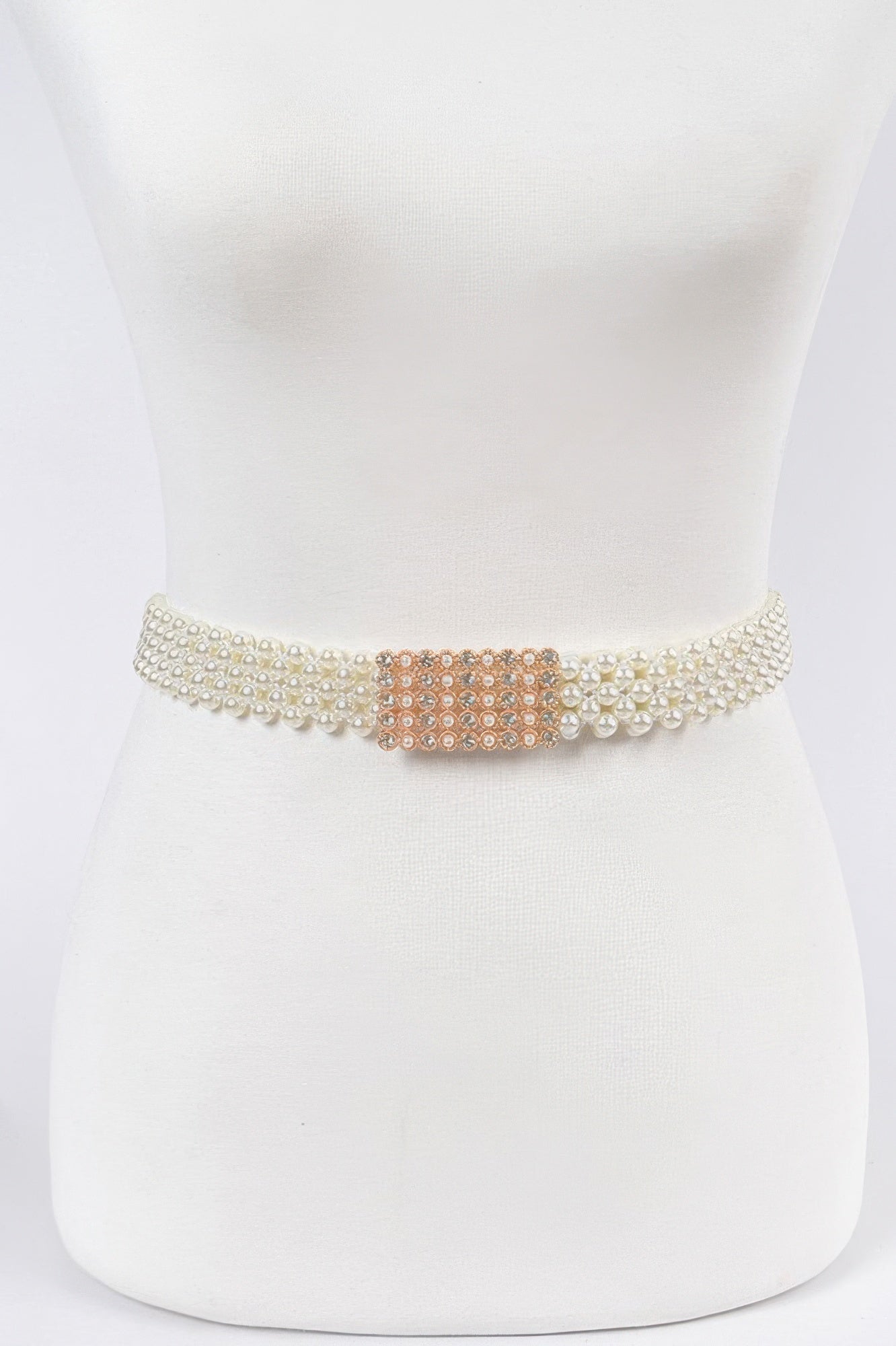 WOMEN'S BELT GRAMERCY Elastic Pearl New Collection BYMANYC ® New York-1