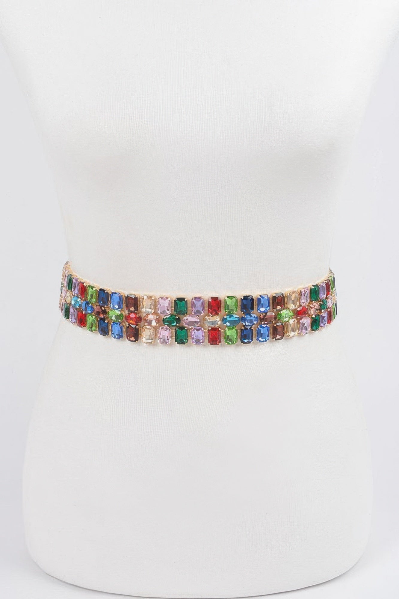 WOMEN'S BELT MADISON Multi Rhinestone New Collection BYMANYC ® New York-1