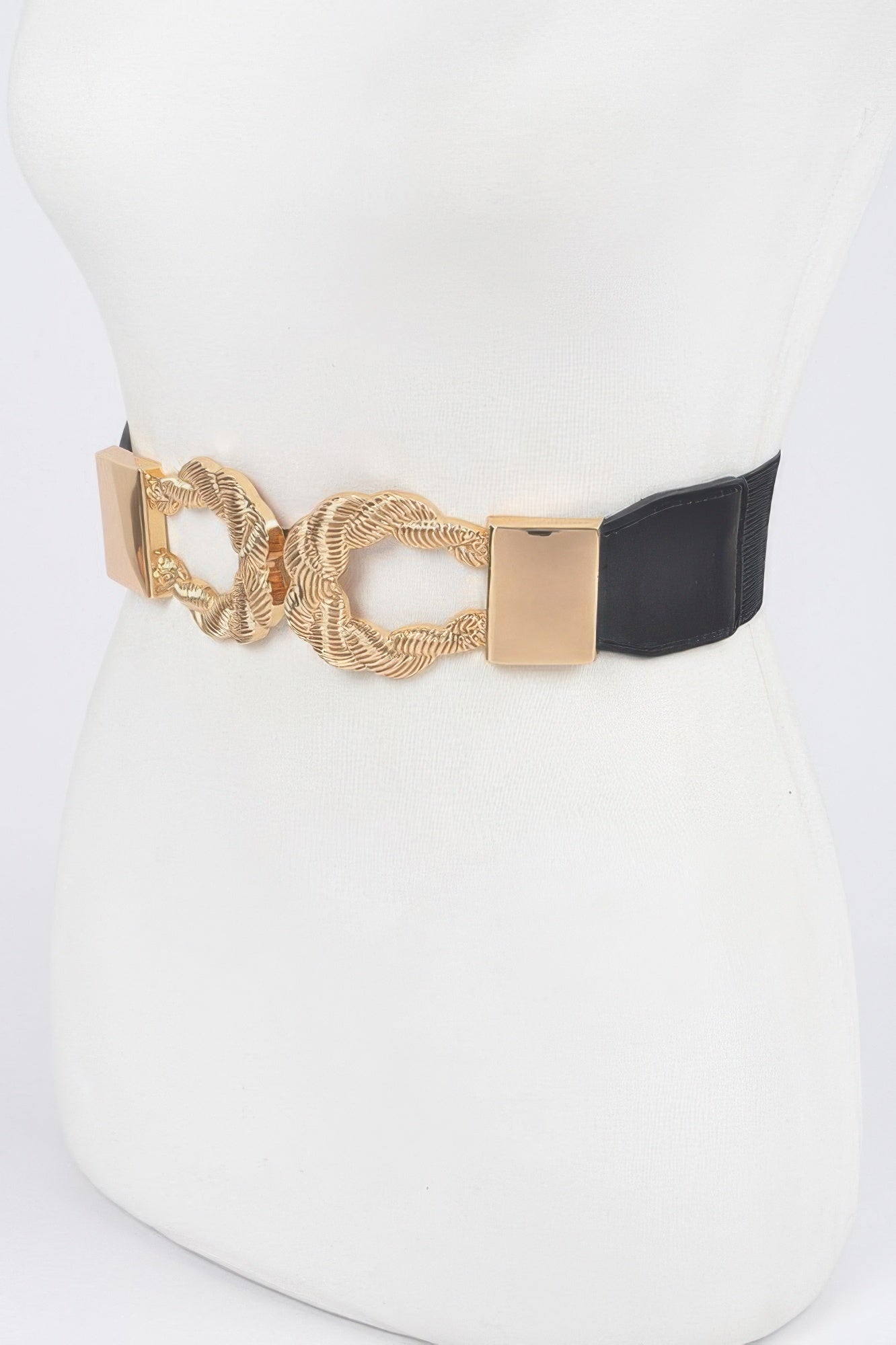 WOMEN'S BELT NOLITA Twist Link Elastic New Collection BYMANYC ® New York-2