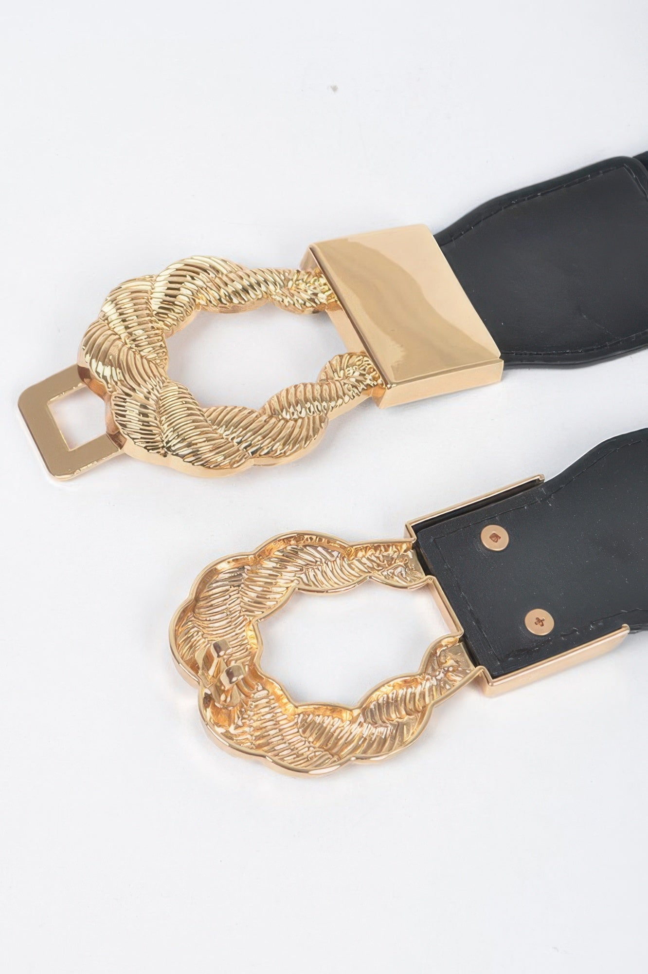 WOMEN'S BELT NOLITA Twist Link Elastic New Collection BYMANYC ® New York-5