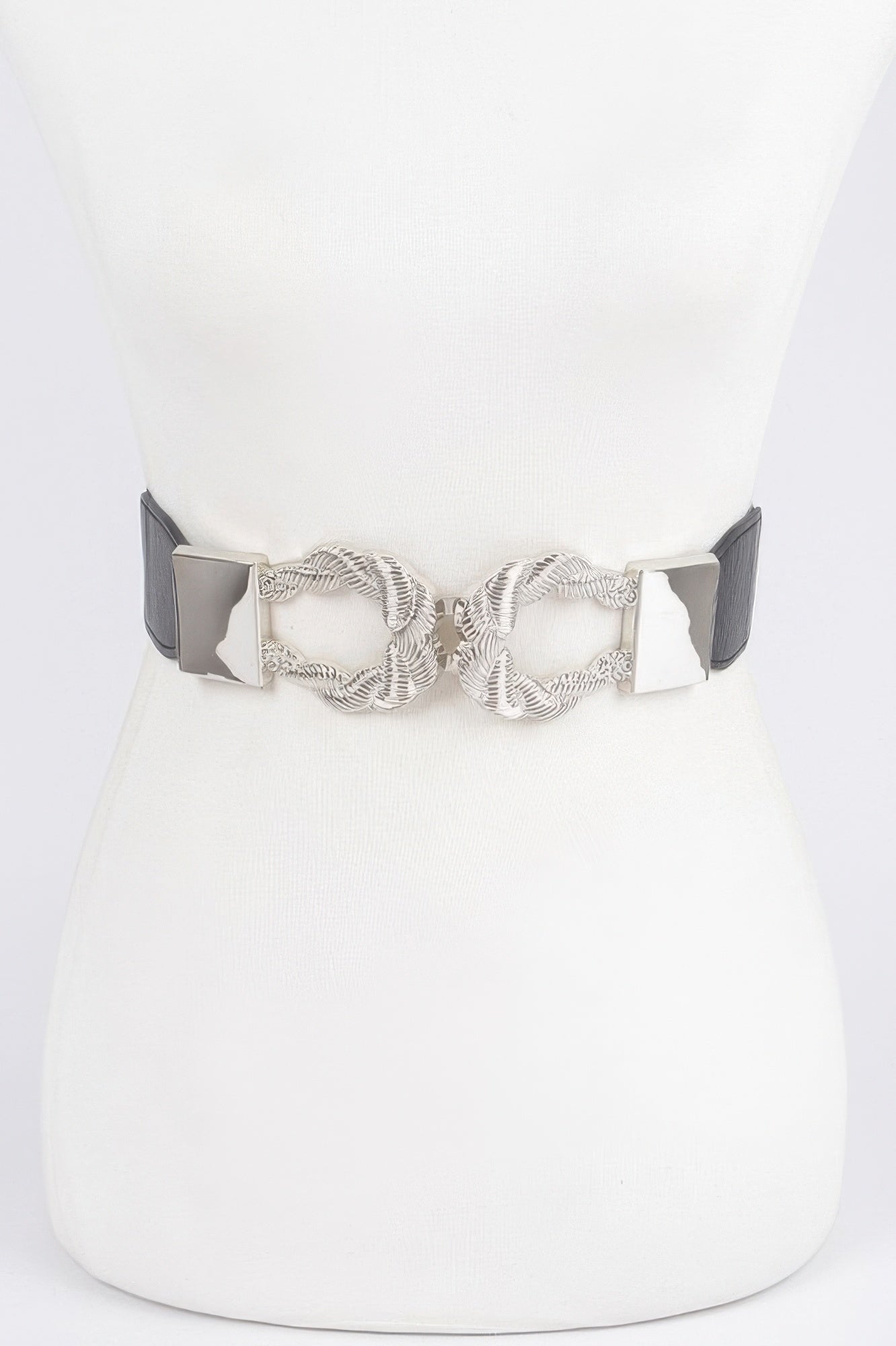WOMEN'S BELT NOLITA Twist Link Elastic New Collection BYMANYC ® New York-6