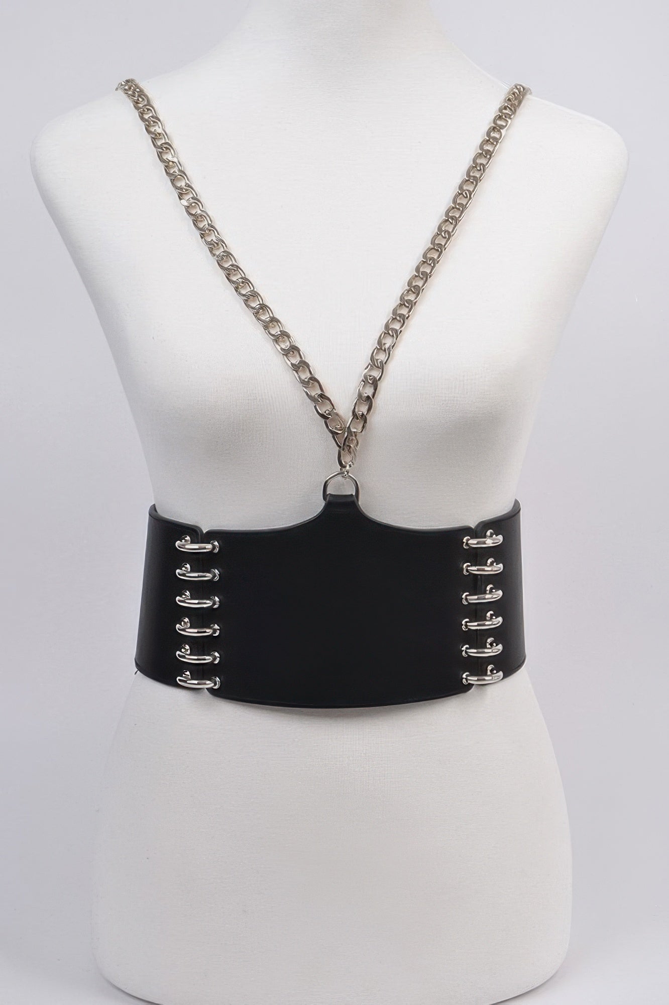 WOMEN'S BELT SOHO Wide Faux Leather Statement BYMANYC ® New York-1