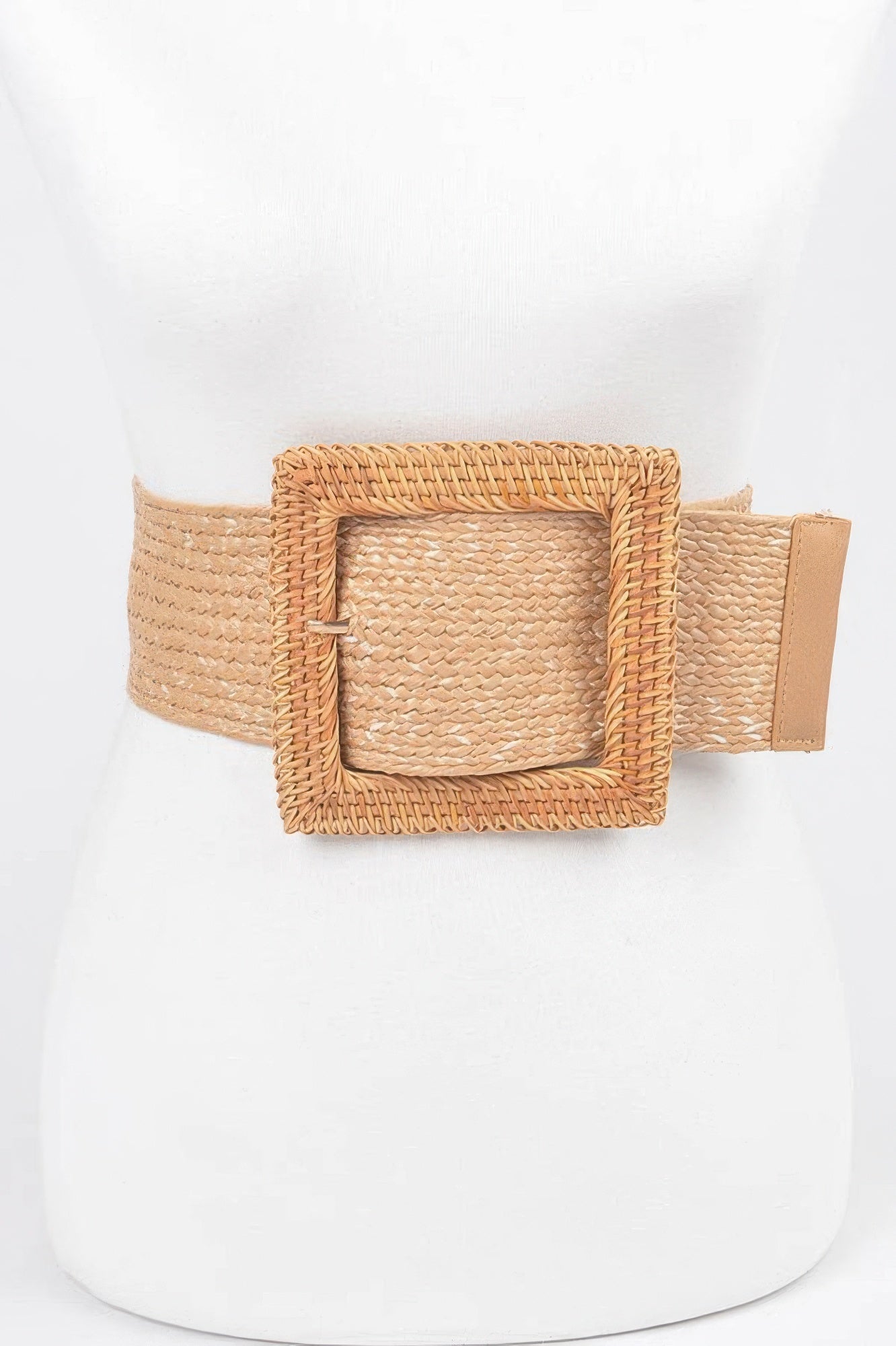 WOMEN'S BELT TRIBECA Bamboo Buckle Stretch BYMANYC ® New York-2