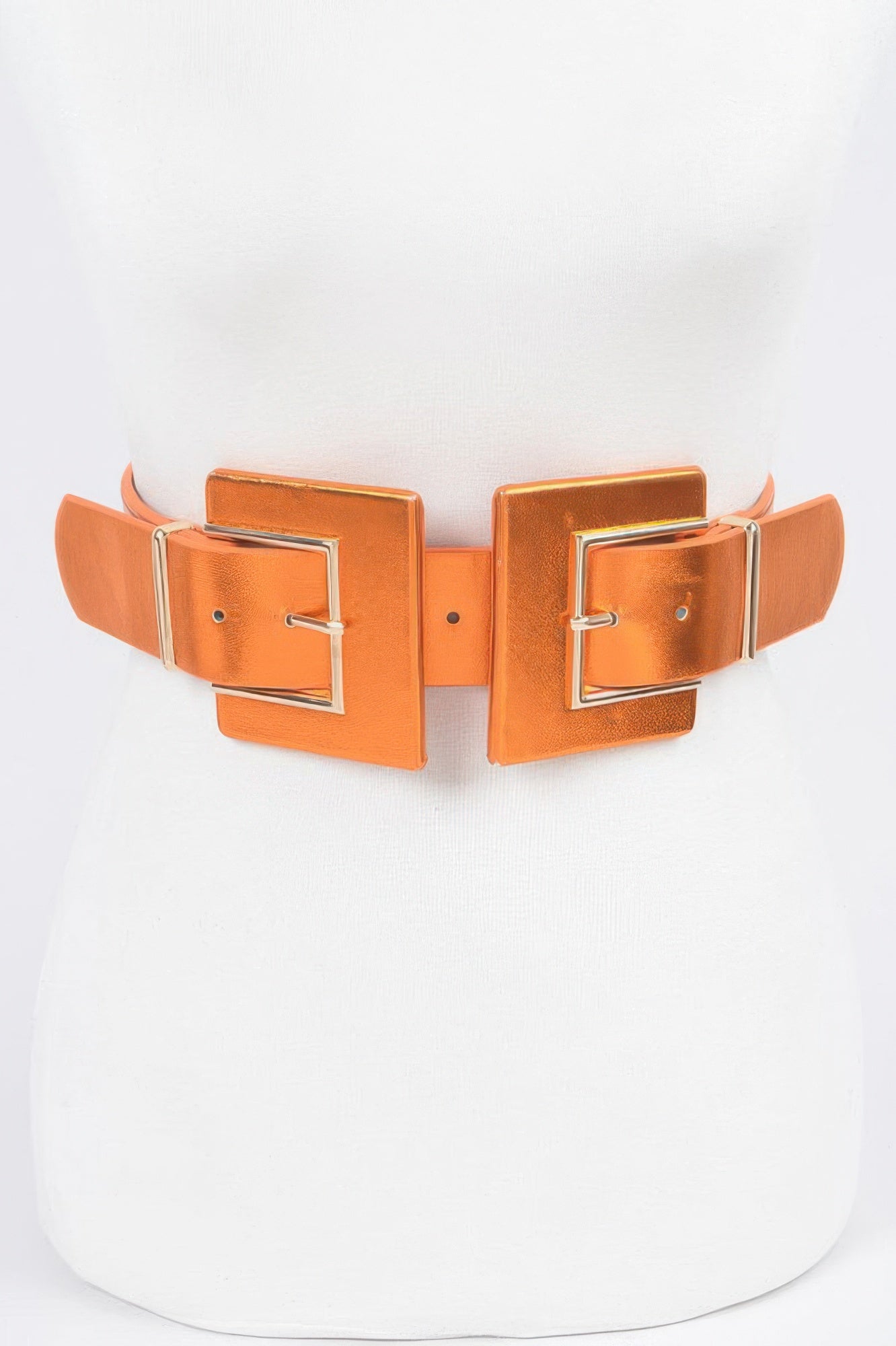 WOMEN'S BELT • TRIBECA Fashion Chic Two Buckle BYMANYC ® New York-6