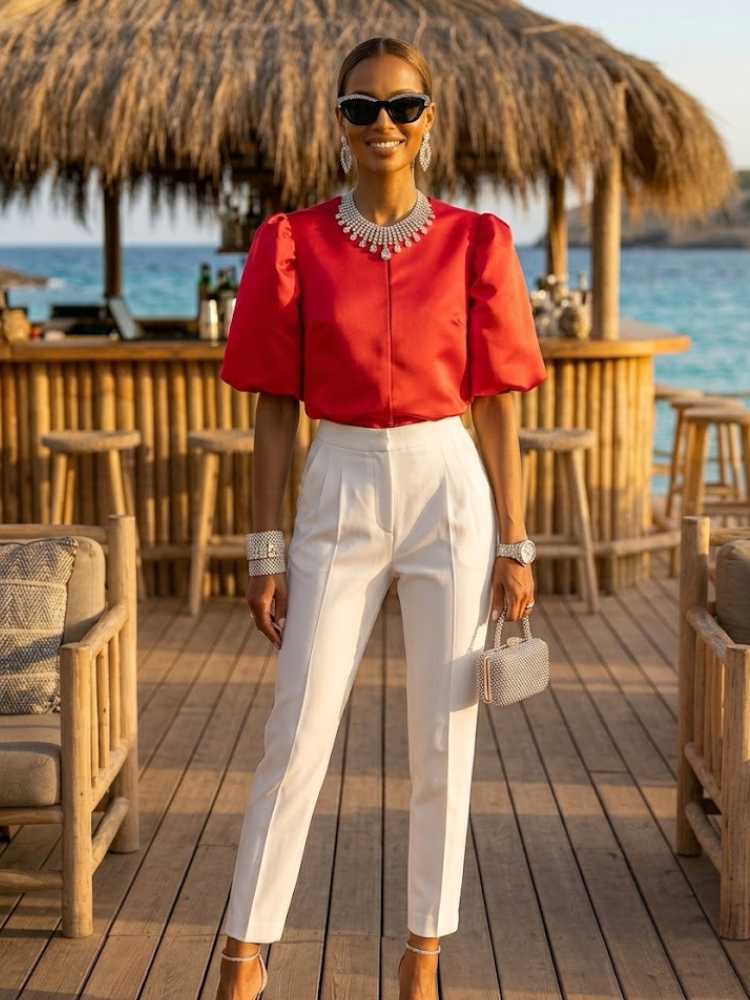 WOMEN'S BLOUSE ASTORIA New Collection IBIZA Summer – BYMANYC ® New York-0