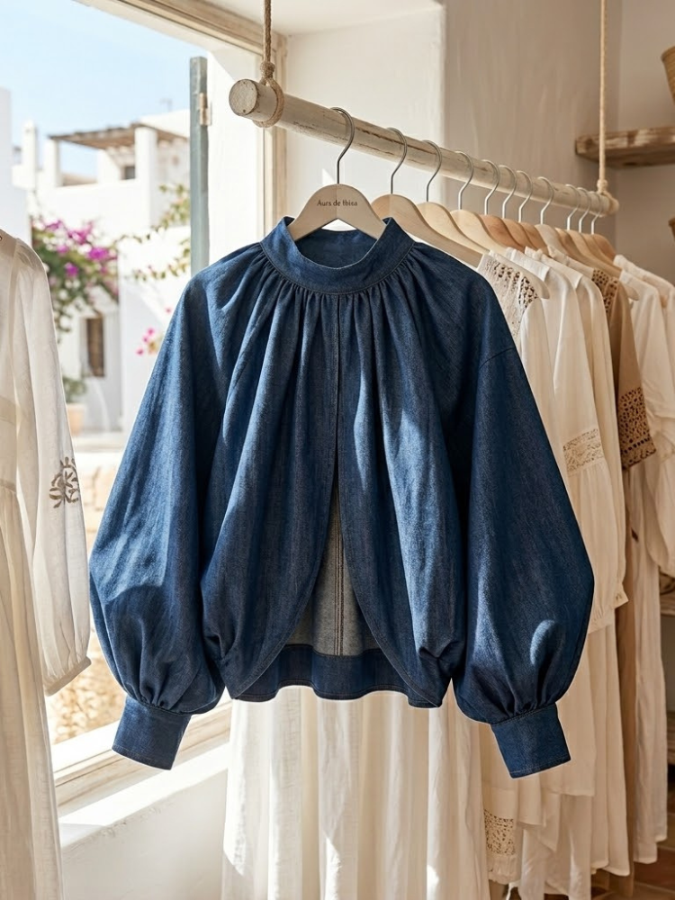 WOMEN'S BLOUSE BOWERY New Collection IBIZA Summer – BYMANYC ® New York-1