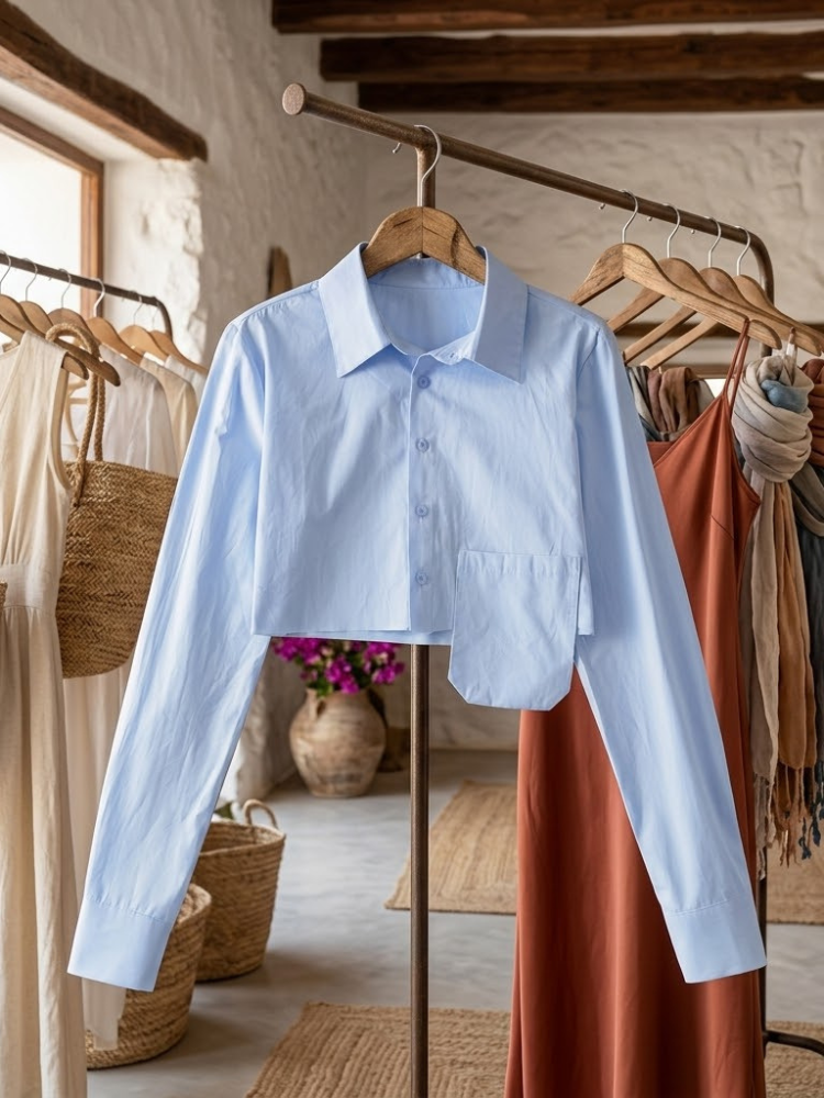 WOMEN'S BLOUSE BRYANT New Collection IBIZA Summer – BYMANYC ® New York-1