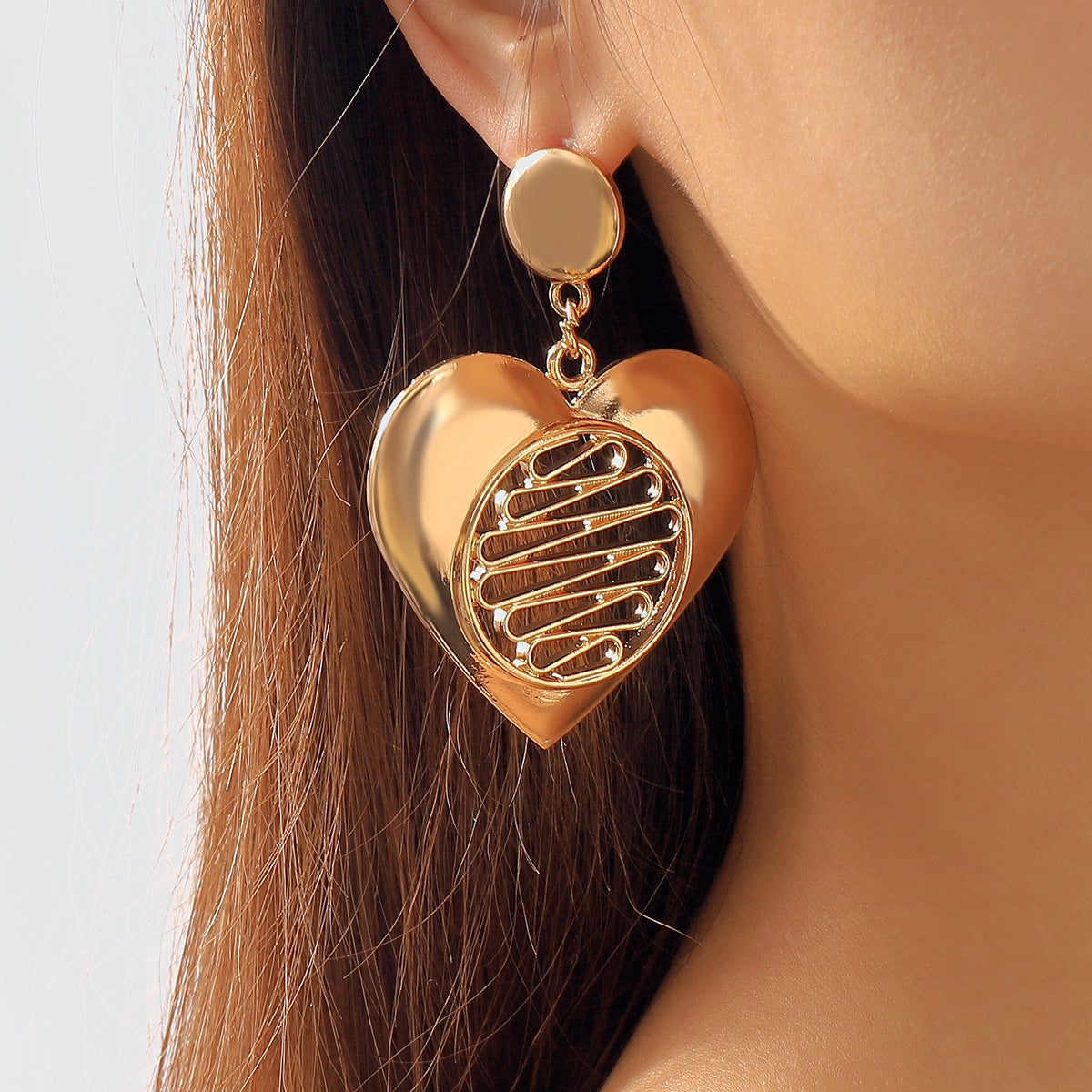 WOMEN'S EARRINGS Gold Color CHELSEA - BYMANYC ® New York-0