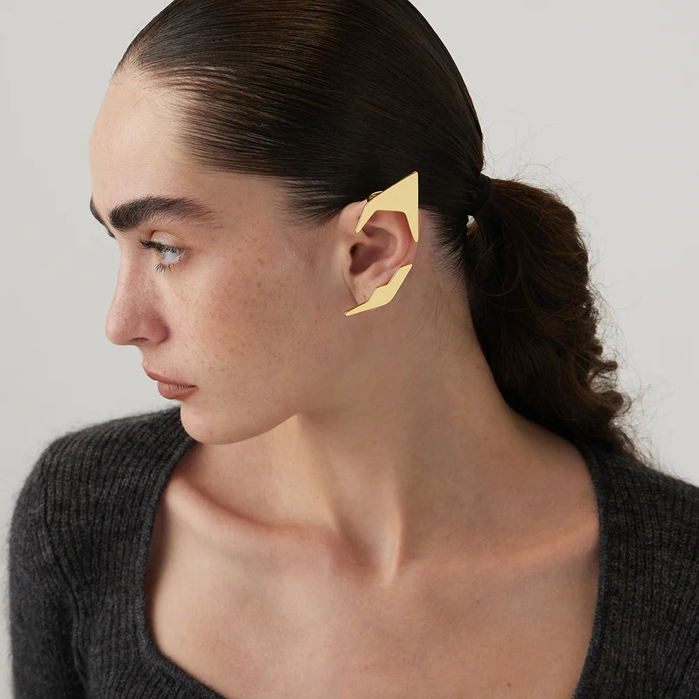 WOMEN'S EARRINGS Gold Color CHELSEA - BYMANYC ® New York-0