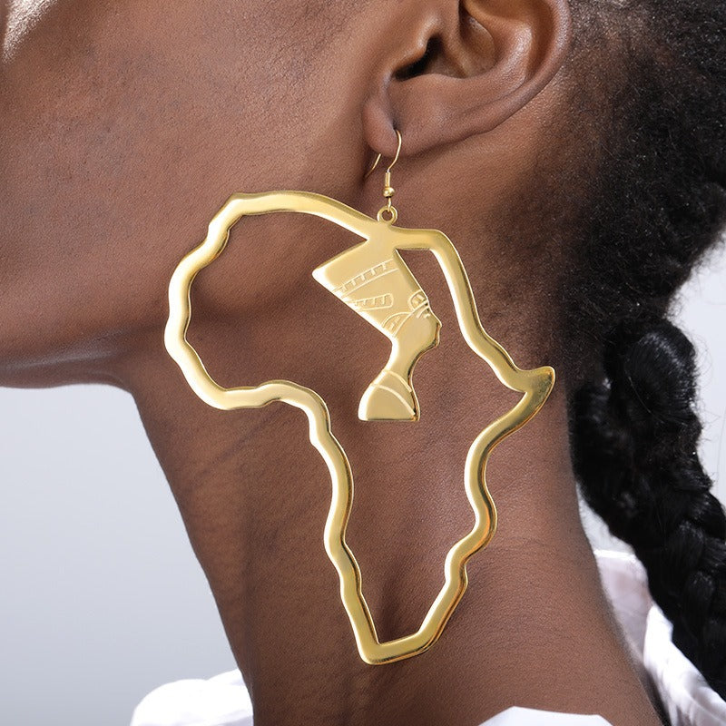 WOMEN'S EARRINGS Gold Color HARLEM - BYMANYC ® New York-0