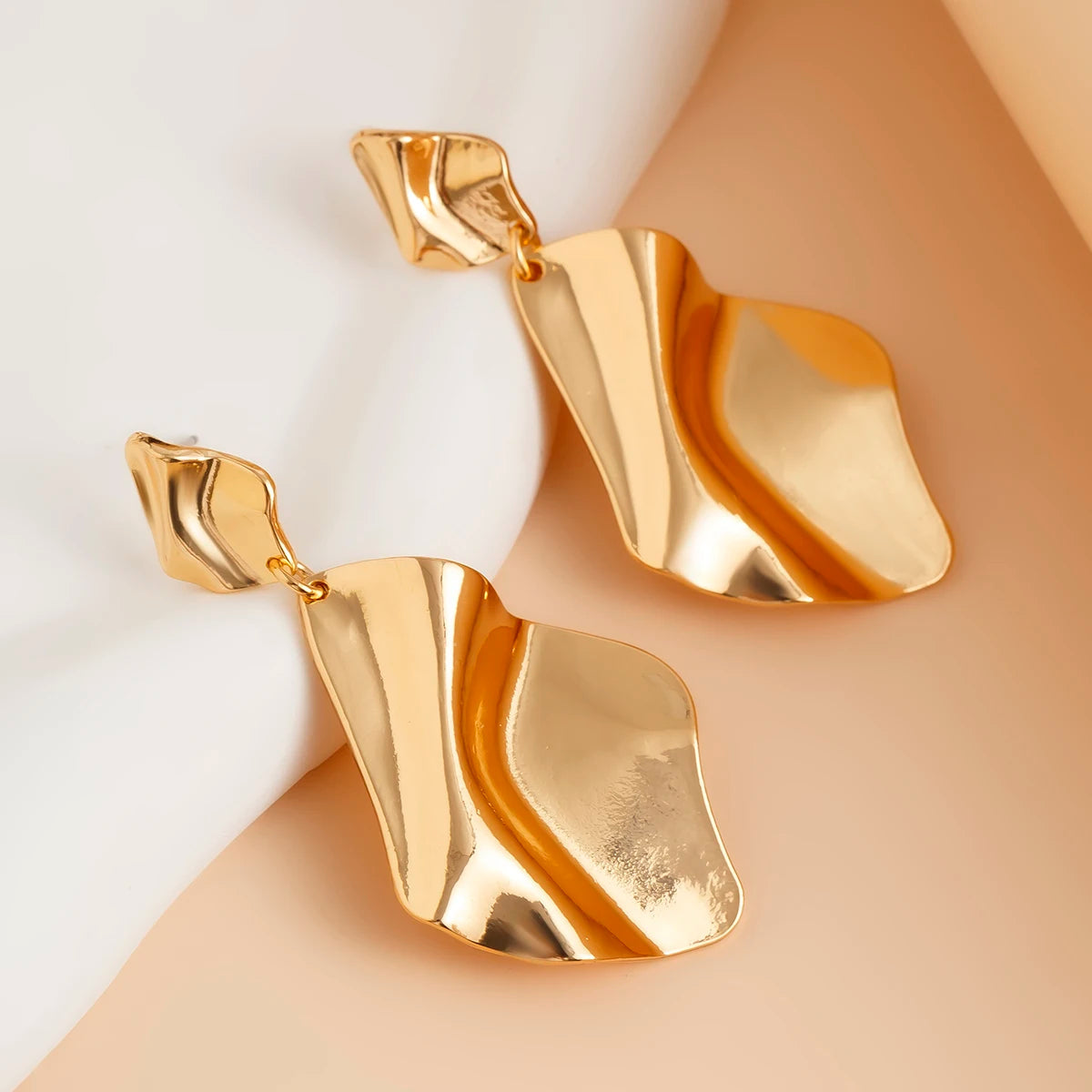 WOMEN'S EARRINGS Gold Color HUDSON - BYMANYC ® New York-2