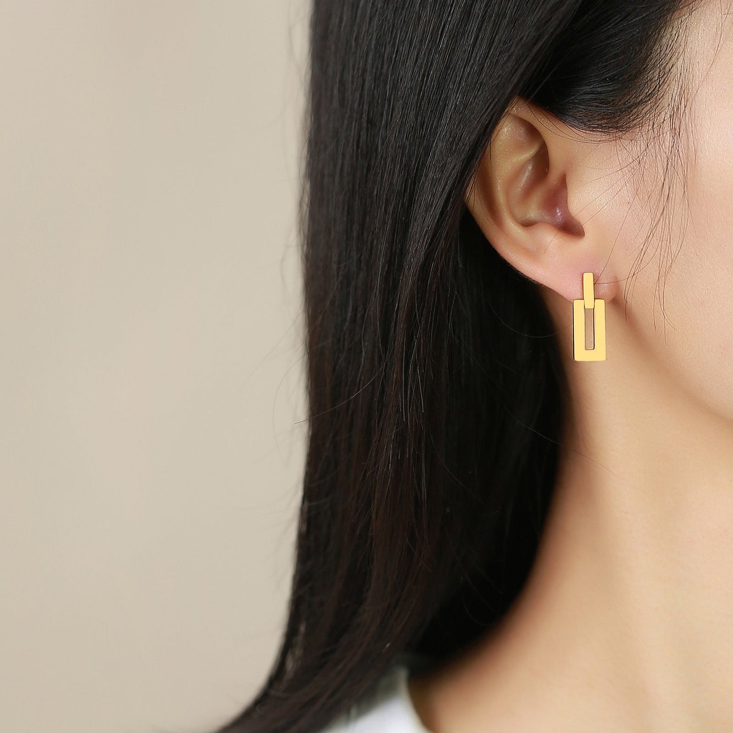 WOMEN'S EARRINGS Gold Color HUDSON - BYMANYC ® New York-0