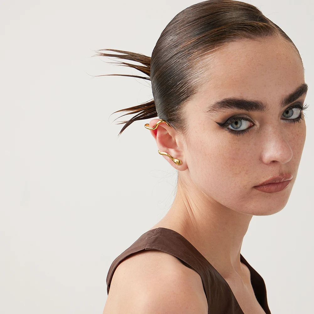 WOMEN'S EARRINGS Gold Color TRIBECA - BYMANYC ® New York-1