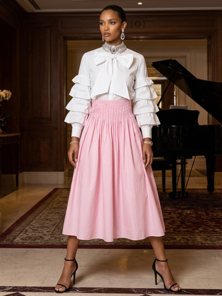 WOMEN'S ELEGANT SKIRT - New Collection PARIS LE MARAIS - CONCORDE - BYMANYC ® New York-0