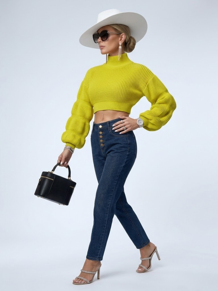 WOMEN'S SWEATER EAST VILLAGE New Collection - BYMANYC ® New York-1