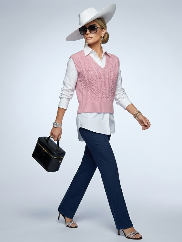 WOMEN'S VEST West Village New Collection CHIC - BYMANYC ® New York-1